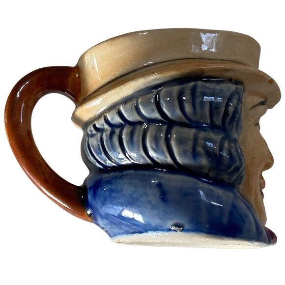 Vintage Toby Small Character Head Mug Made in Occupied Japan 1950s - Picture 3 of 12